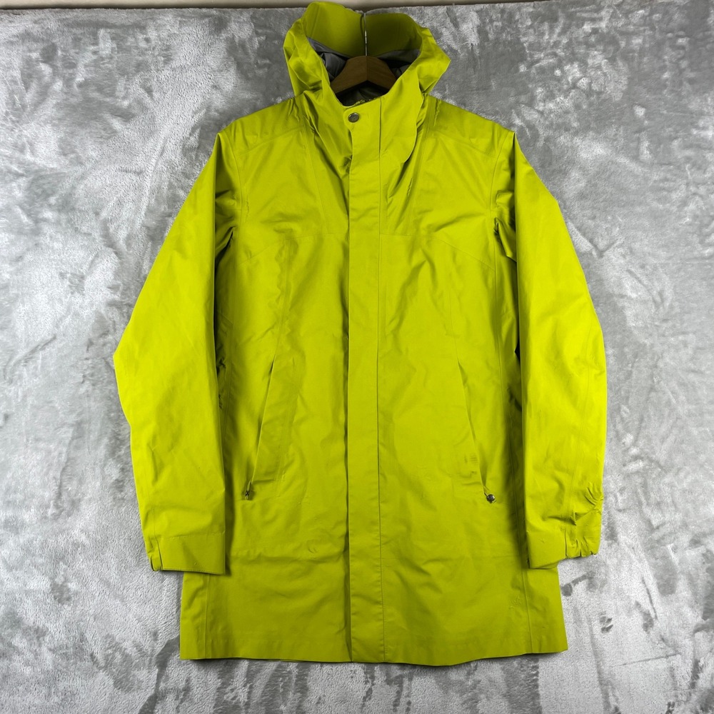 Arc'teryx Goretex Codetta Coat Women Size M Green Hooded Rain Jacket 12011